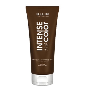 Бальзам для коричневых оттенков волос Brown hair balsam Intense Profi Color (Ollin Professional)