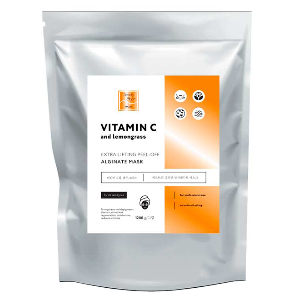 Моделирующая альгинатная лифтинг-маска Витамин С (1200 г) now витамин с 500 828 мг