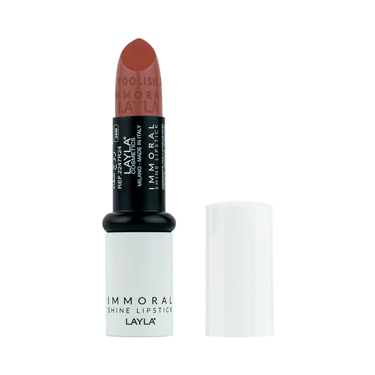 Помада для губ блестящая Immoral Shine Lipstick (2247R24-023, N.23, Silly banny, 4 г)