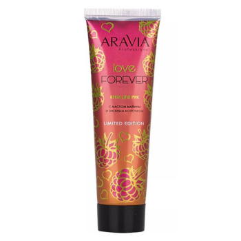 Крем для рук Love Forever с маслом малины и овсяным молочком Aravia