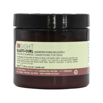 Увлажняющий шампунь-воск для кудрявых волос Elasti-Curl Pure mild shampoo Insight Professional