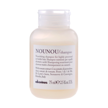 Питательный шампунь для уплотнения волос Nounou shampoo Davines 75 мл