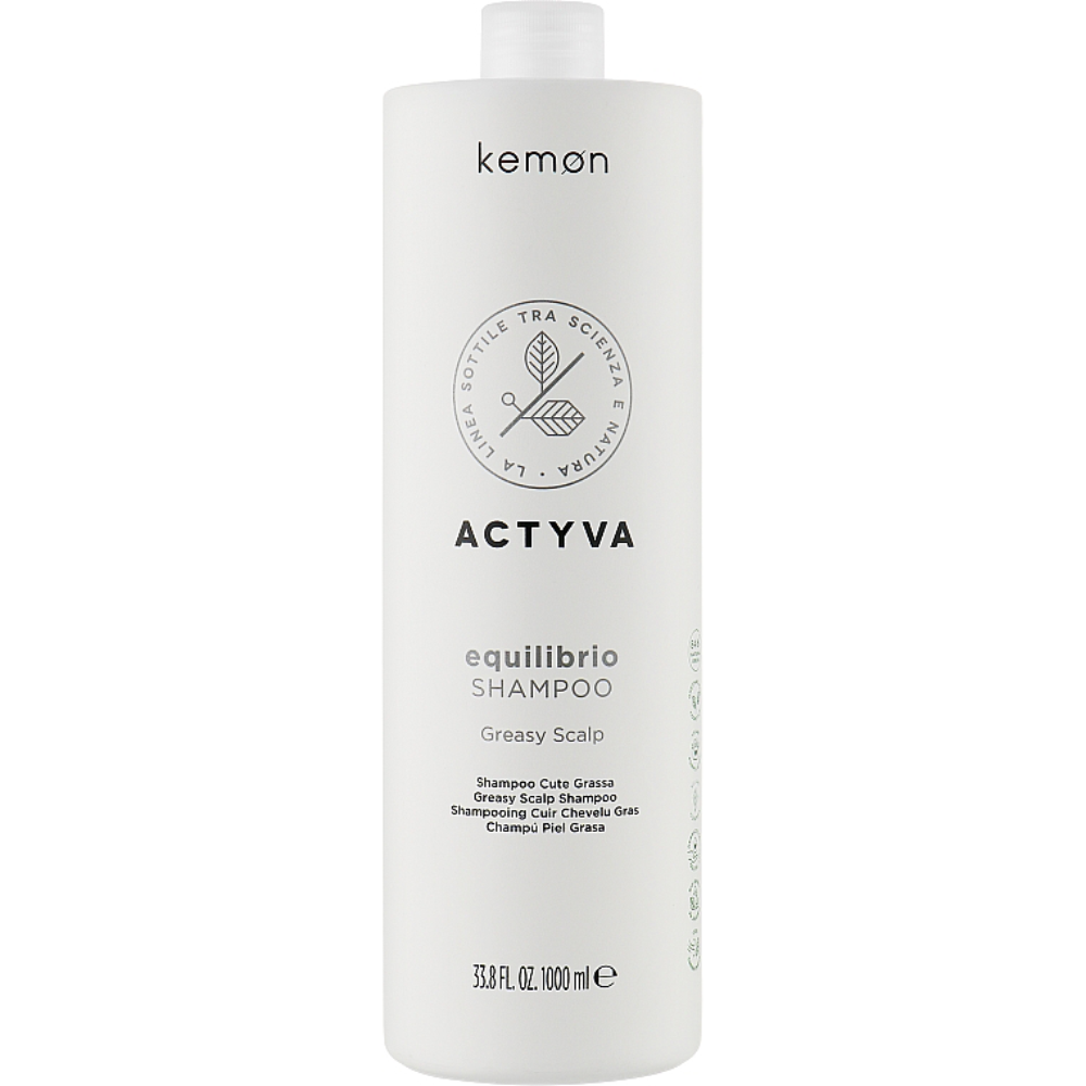 Шампунь для жирной кожи головы Actyva Equilibrio Shampoo Velian