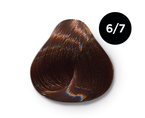 Перманентная крем-краска для волос Ollin Color (770488, 6/7, темно-русый коричневый, 100 мл, Русый)