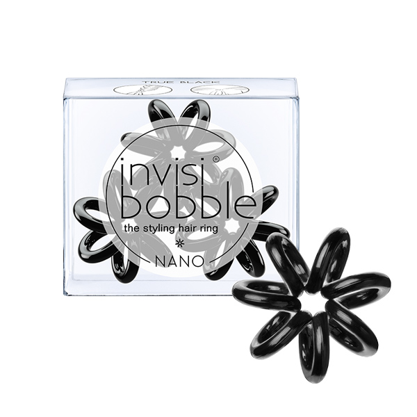 Резинка для волос Invisibobble Nano (Inv_70, 70, черный, 3 шт) Резинка для волос Invisibobble Nano (Inv_70, 70, черный, 3 шт) - фото 1
