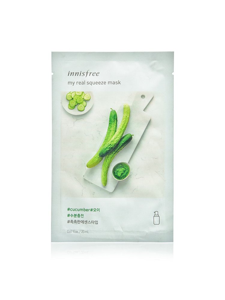 Маска для лица It's real squeeze mask Cucumber