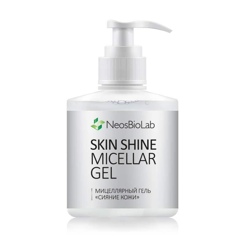 Мицеллярный гель Сияние кожи Skin Shine Micellar Gel (NBL007/2, 300 мл) мицеллярный очищающий гель с гиалуроновой кислотой и альфа бисабололом micellar soft gel