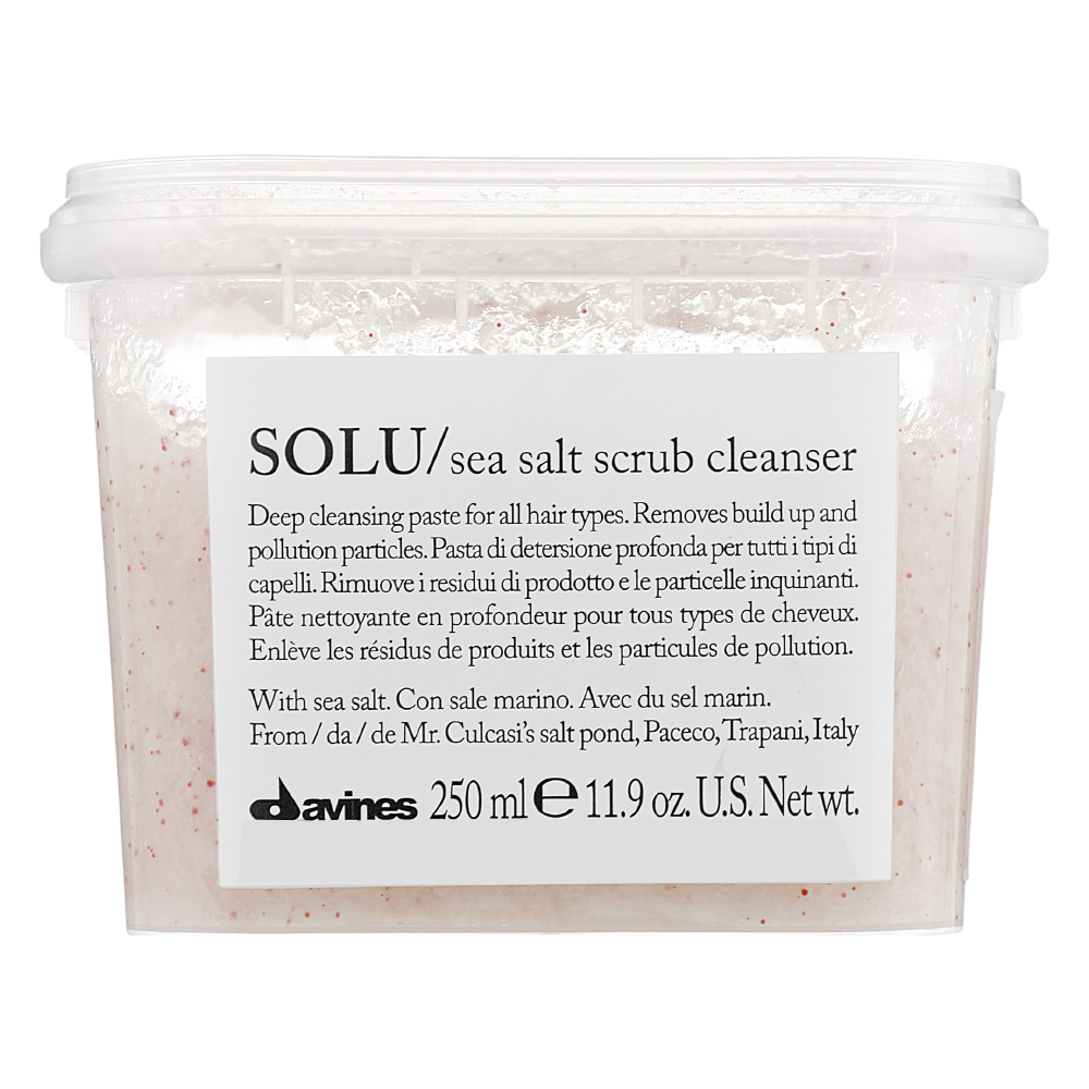 Скраб с морской солью Solu (250 мл) спрей с морской солью hd life style sea mist salt spray