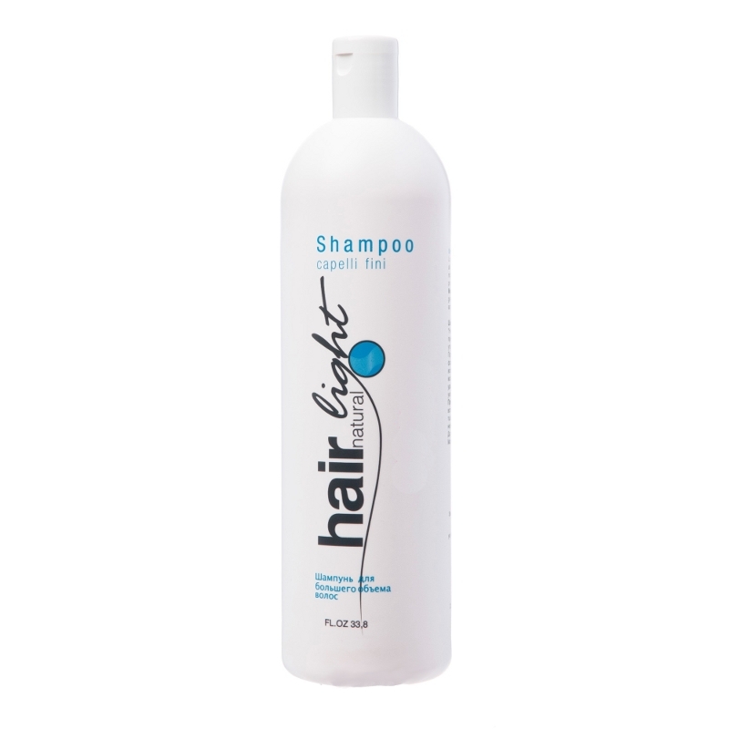 Шампунь для большего объема волос Hair Natural Light Shampoo Capelli Fini шампунь для мягкого очищения shampoo light