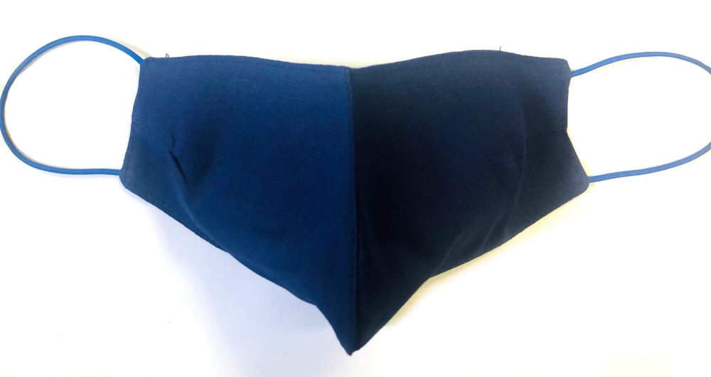 Многоразовая защитная маска, темно-синяя tarrago темно синяя краска для обуви из замши nubuck color 75