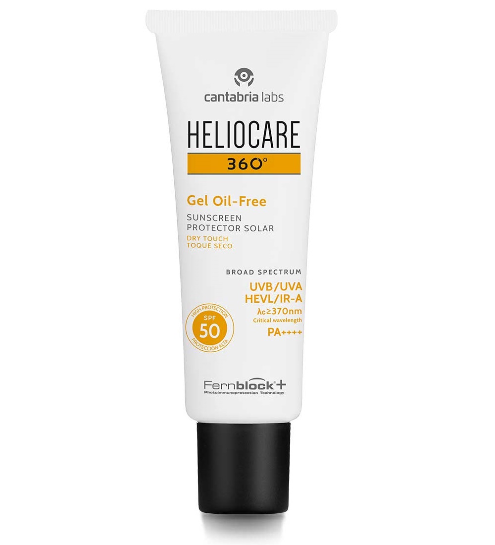 Солнцезащитный гель для нормальной и жирной кожи Heliocare 360º Gel Oil-Free Dry Touch SPF 50