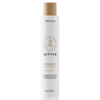 Шампунь успокаивающий для чувствительной кожи головы Actyva Benessere Shampoo Velian (Kemon)