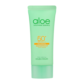 Солнцезащитный крем с алоэ Aloe Waterproof Sun Cream SPF 50+ PA ++++ (Holika Holika)