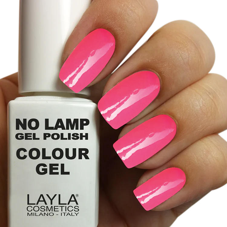 Гель для ногтей цветной No Lamp Gel Polish (1658R25-021, N.21, Fluo Pink, 1 шт)