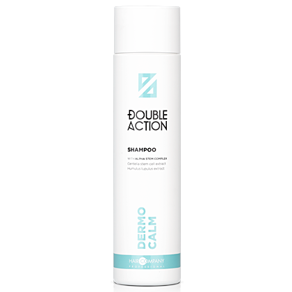 Смягчающий шампунь Double Action Dermo Calm Shampoo (250 мл) защитный смягчающий мицеллярный шампунь protective softening shampoo 130390 1000 мл