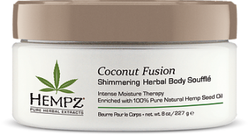 Суфле для тела с мерцающим эффектом Herbal Body Souffle Coconut Fusion (Hempz)