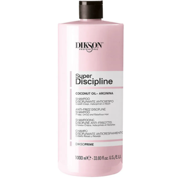Шампунь для пушистых волос с кокосовым маслом Shampoo Anti-frizz Discipline (1000 мл) (Dikson)