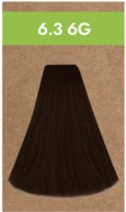 Перманентная краска для волос Permanent color Vegan (48157, 6.3 6G, золотистый темно-русый, 100 мл)