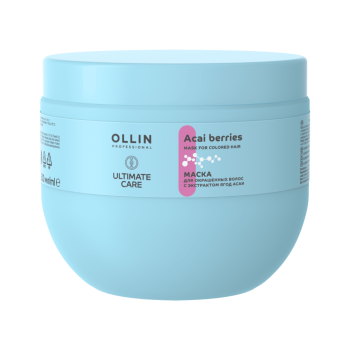 Маска для окрашенных волос с экстрактом ягод асаи Ultimate Care Ollin Professional
