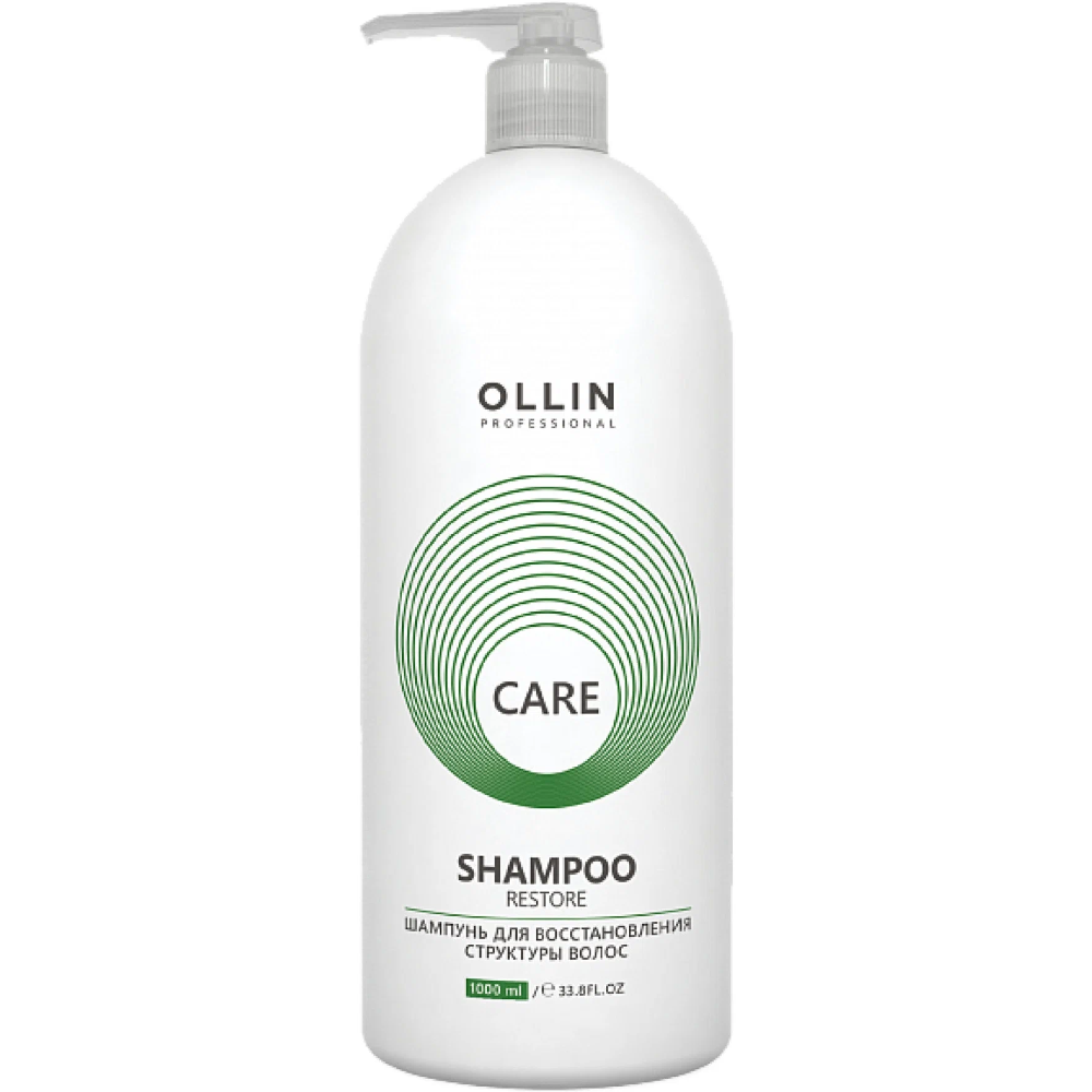 Шампунь для восстановления структуры волос Restore Shampoo Ollin Care 395157 1000 мл 768₽