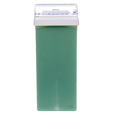 Кассета с воском для тела - Зеленый - с экстрактом водорослей, для сухой кожи B0013 - фото 1