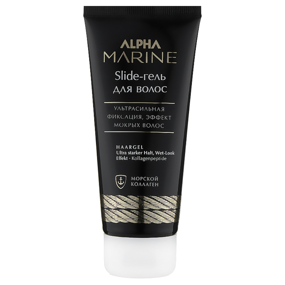 Гель для волос ультра сильная фиксация Slide Alpha Marine