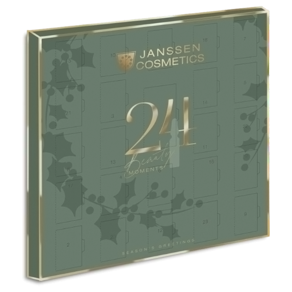 Подарочный новогодний календарь с ампулами  Ampoule Advent Calendar новогодний дождик серебряный мерцающий 9 х 150 см