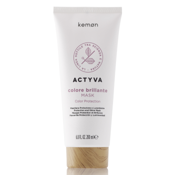 Крем-маска для защиты цвета и блеска окрашенных волос Colore Brillante Mask Velian Kemon