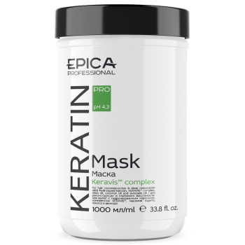 Маска для реконструкции и глубокого восстановления волос Keratin PRO Epica