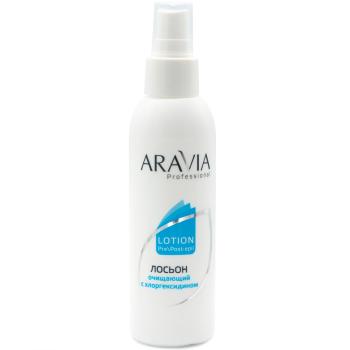 Лосьон очищающий с хлоргексидином Aravia 150 мл