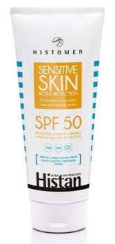 Крем солнцезащитный для чувствительной кожи Histan Sensitive Skin Active Protection SPF 50 Histomer