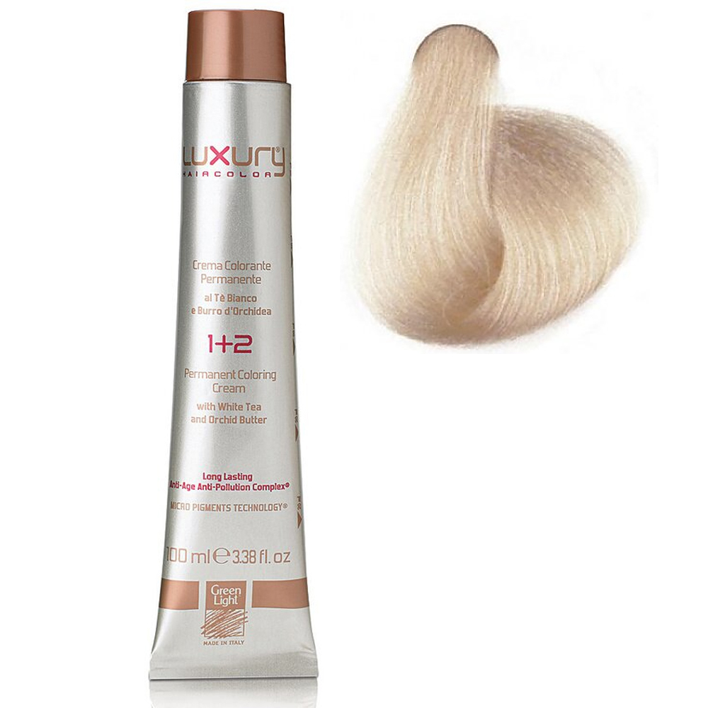 Стойкая крем-краска Экстремальный блондин 110 Luxury Hair Color Extreme Blond 110 1594₽