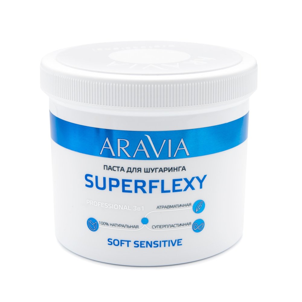Паста для шугаринга Superflexy Soft Sensitive (1080, 750 г) паста для шугаринга superflexy ultra enzyme 1070 750 г