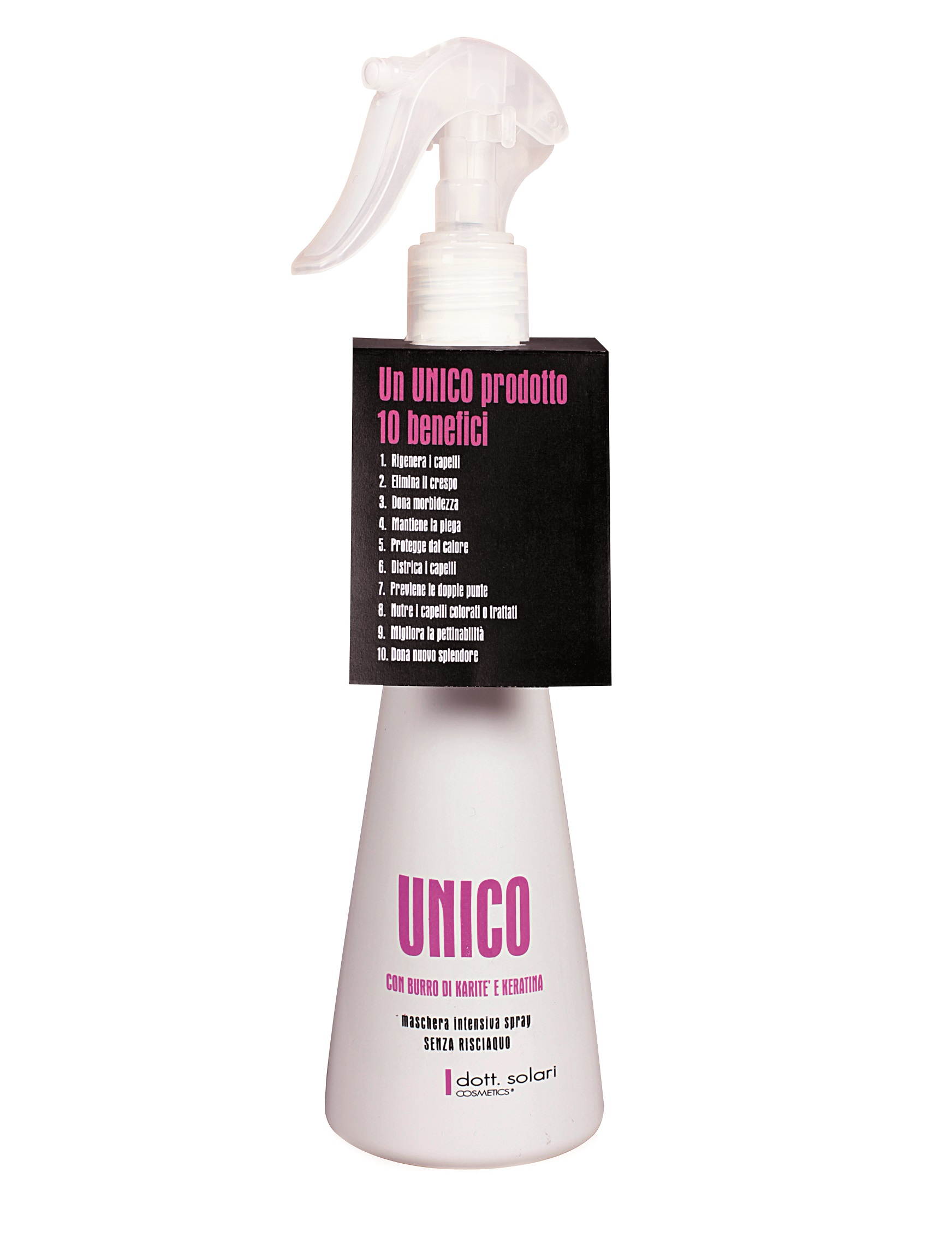 Интенсивная несмываемая маска-спрей для волос Unico