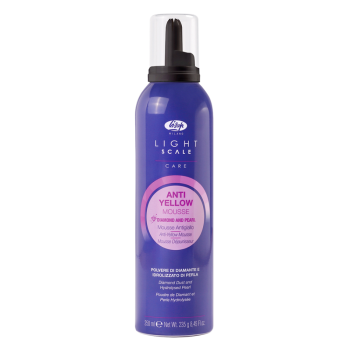 Мусс для осветленных, мелированных и седых волос Light Scale Care Anti Yellow Mousse Lisap Milano 250 мл