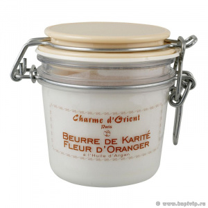 

Масло карите, аргана, жасмина - Beurre Karit Argan Jasmin