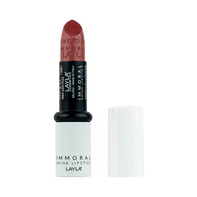 Помада для губ блестящая Immoral Shine Lipstick (2247R24-021, N.21, Flashlove, 4 г)