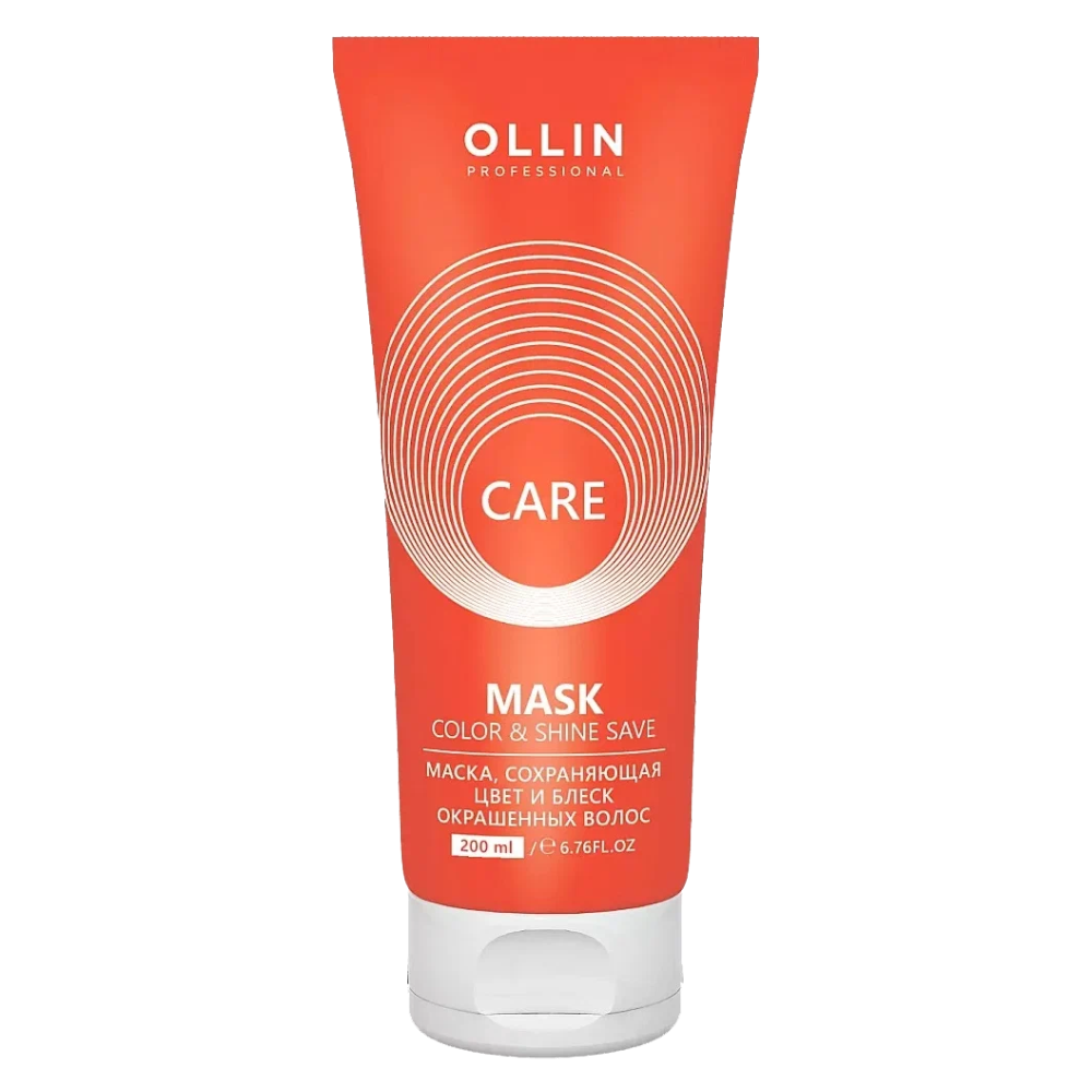Маска для сохранения цвета и блеска окрашенных волос Color&Shine Save Mask Ollin Care (395119, 200 мл)