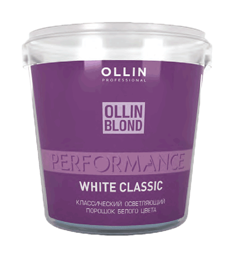 Классический осветляющий порошок белого цвета White Blond Powder Ollin Blond Performance (390503, 30 г)