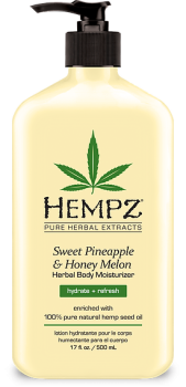 Увлажняющее молочко для тела Ананас и Медовая Дыня Hempz