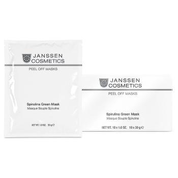 Зеленая моделирующая маска со спирулиной Spirulina Green Mask (Janssen)