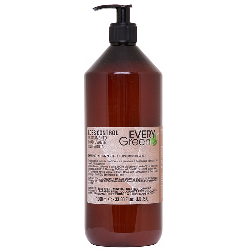 Шампунь против выпадения Loss control shampoo energizzante (5229, 1000 мл) шампунь против выпадения noir