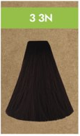 Перманентная краска для волос Permanent color Vegan (48102, 3 3N, Темно-каштановый, 100 мл)