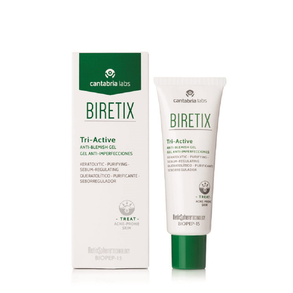 Гель Три-актив для кожи с акне Biretix Tri-Active Anti-Blemish Gel спрей три актив анти акне biretix tri active spray anti blemish