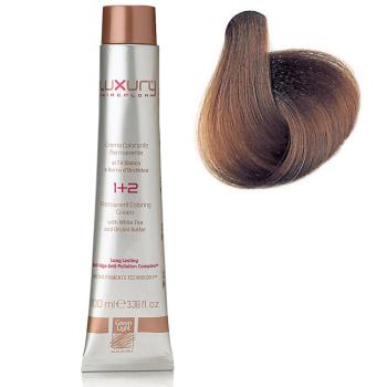 Стойкая крем-краска Светлый шоколад 7.8 Luxury Hair Color Light Gianduia 7.8 (Green Light)