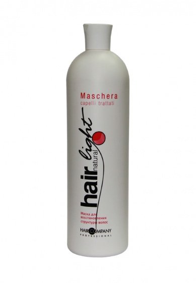 Маска для восстановления структуры волос Hair Natural Light Maschera Capelli Trattati