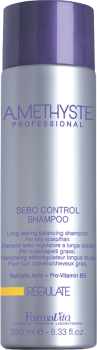 Шампунь для жирной кожи головы Amethyste Regulate Sebo Controll Shampoo (FarmaVita)