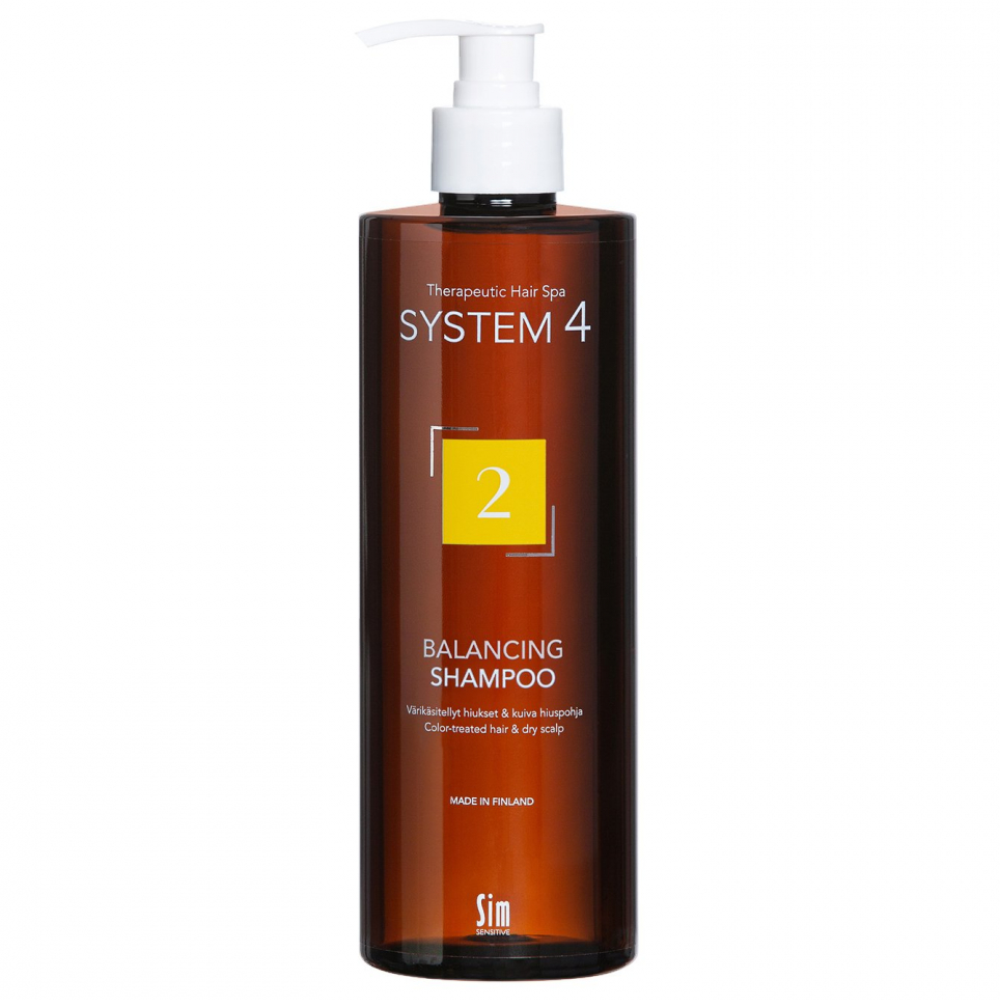 Терапевтический шампунь №2 для сухих волос System 4 (11311, 75 мл) шампунь для сухих и тусклых волос larun moisturizing