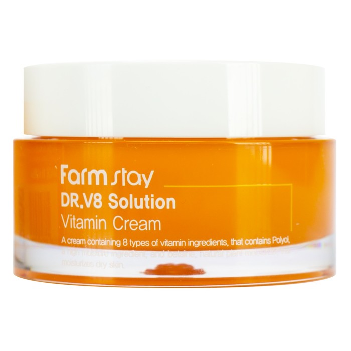 Крем с 8 витаминами Dr-V8 Solution Vitamin Cream парфюмированный лосьон для тела с витаминами vitamin daily perfume body lotion