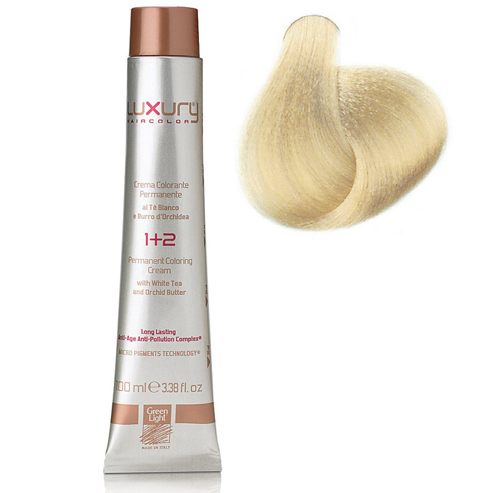 Стойкая крем-краска Спокойный экстра песочный блондин 12.13 Luxury Hair Color Pacific Extra Sandy Blond 12.13